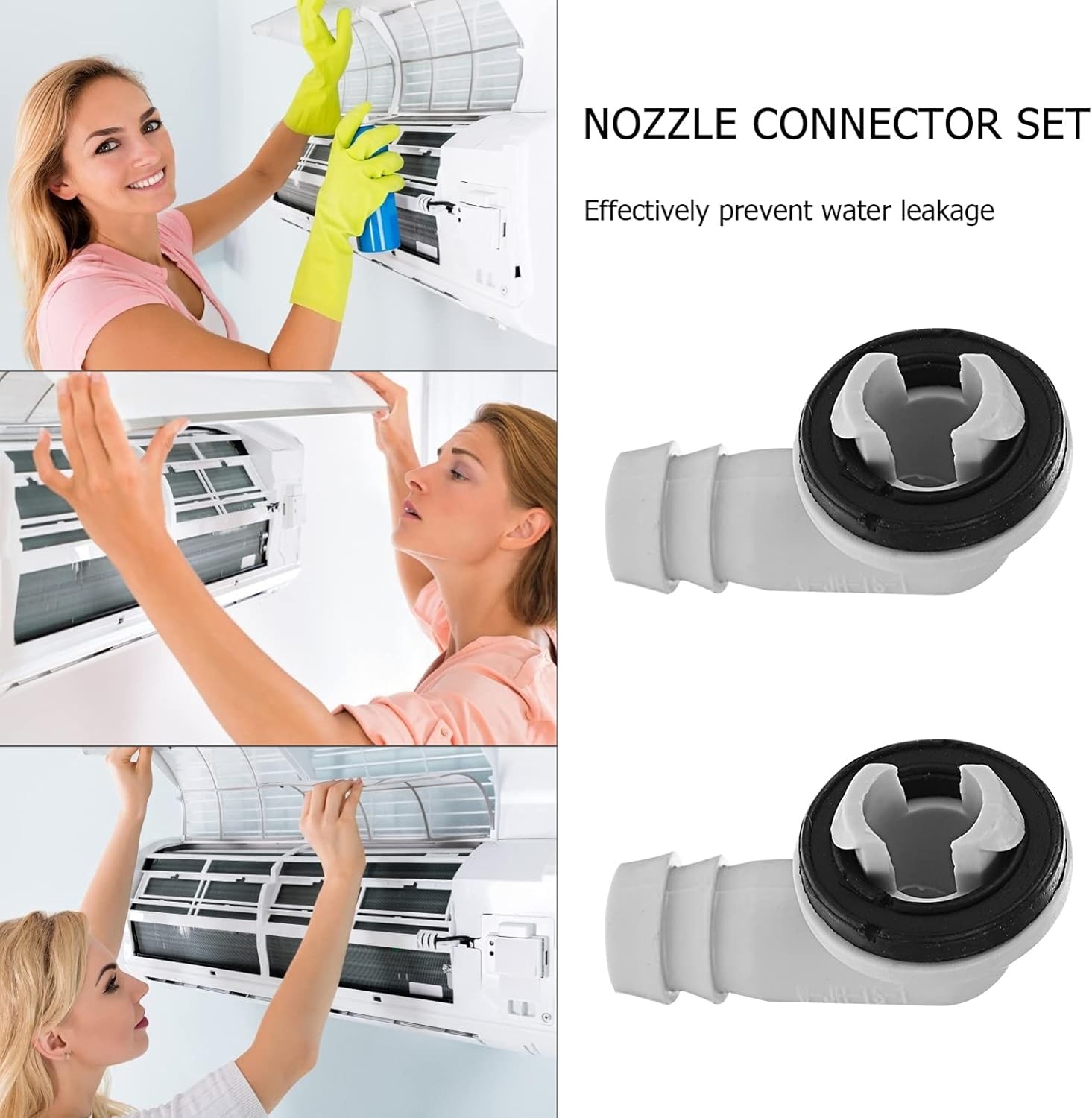 5PCS Air Conditioner Drain Hose Connector Elbow Fitting AC Condensate Water