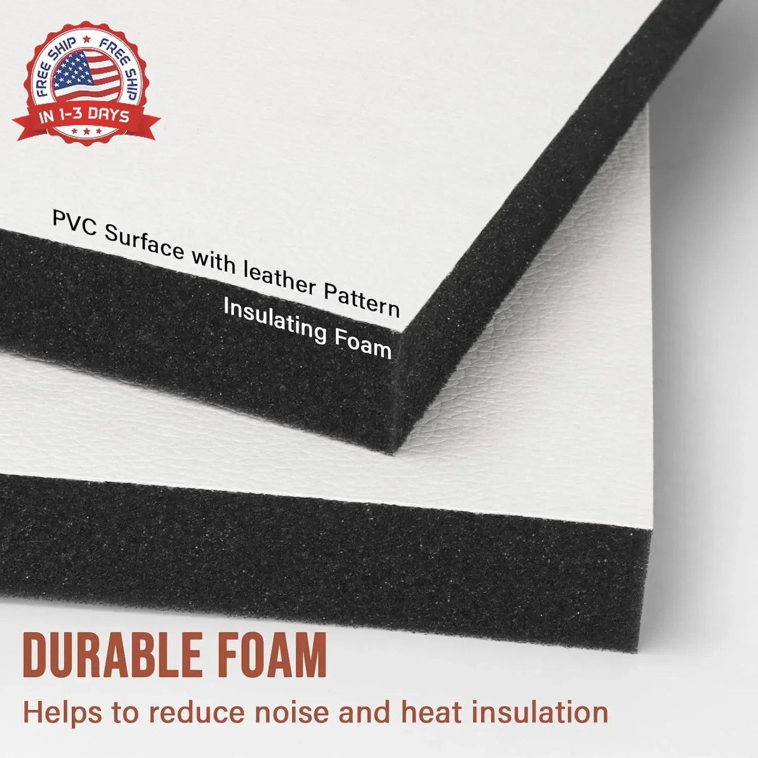 Window AC Insulation Foam Panels Side Surround Kit 2 Pcs for Room Comfort