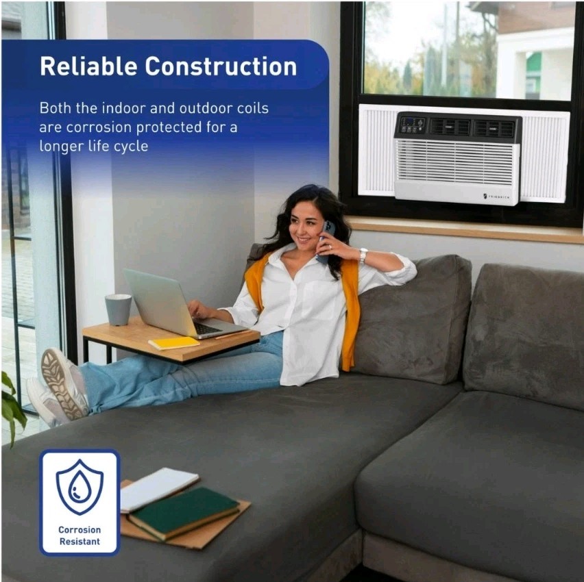 Friedrich CCF06B10C Chill Premier 6000 BTU Smart WiFi White Room Air Conditioner