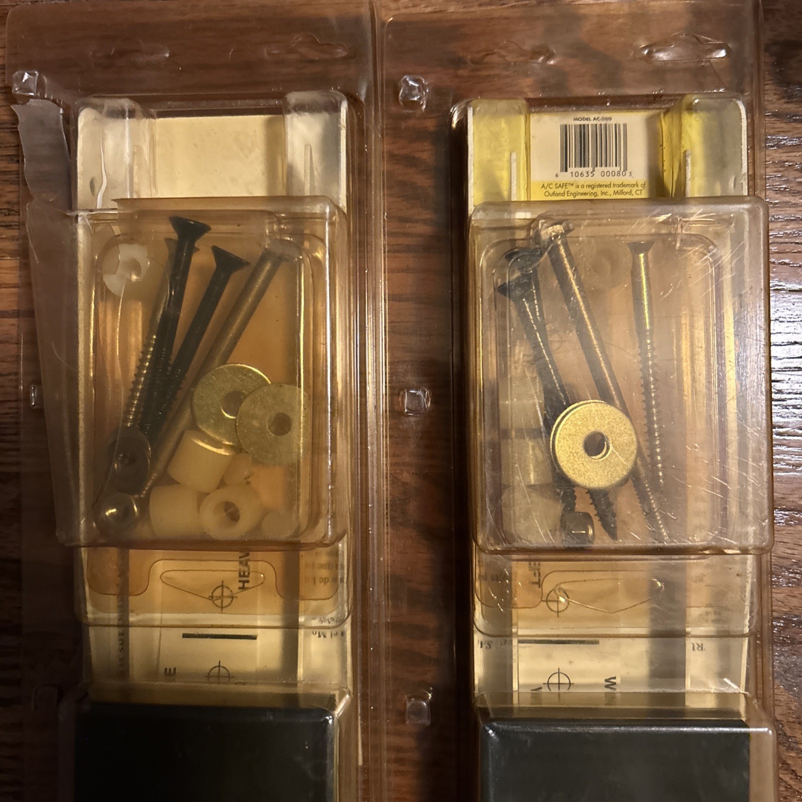 2 New Old Stock AC-SAFE UNIVERSAL AIR CONDITIONER SUPPORT AC-080 BRACKET USA