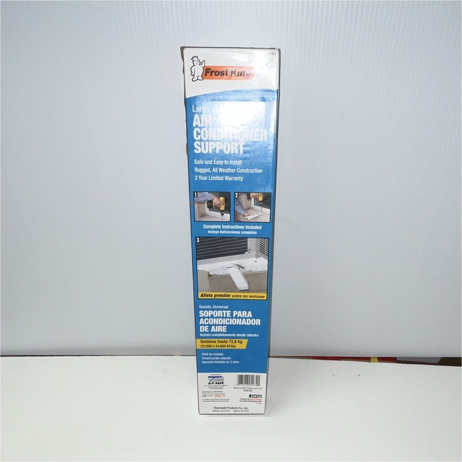 Frost King ACB160 Window AC Support Bracket 12000-24000 BTU Easy Install