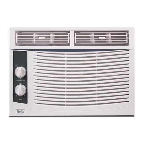 BLACK+DECKER Window Air Conditioner 5,000 BTU, BWAC05MWTB, White | AC 5000 BTU