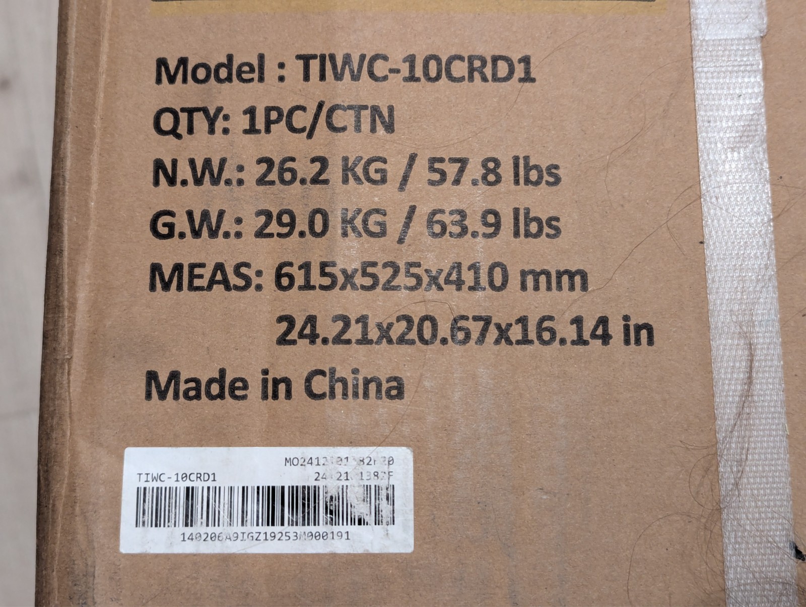 Rovsun 10000 BTU Inverter Window Air Conditioner Model: TIWC-10CRD1