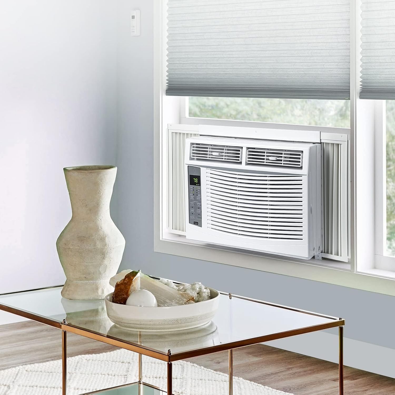 6000-12000 BTU Window Air Conditioner AC Unit w/without WiFi App Remote Control