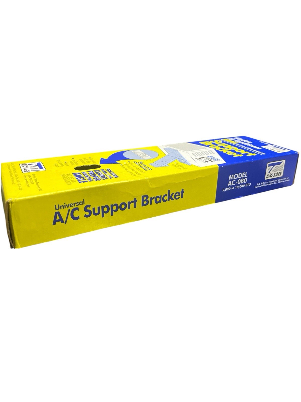 Universal A/C-Safe AC‑080 Window AC Support Bracket 5k–10k BTU Heavy Duty