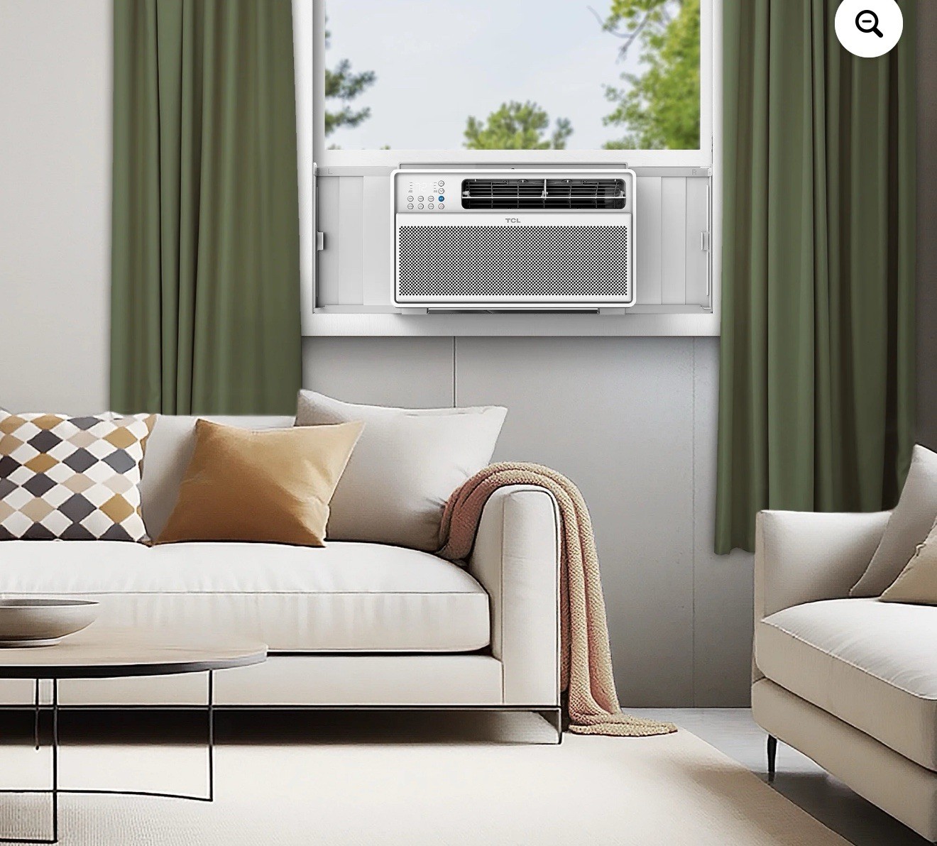 TCL H10W4MW 10000 BTU Q-Series Smart Inverter Window AC, Ultra-Quiet, 38% Energy