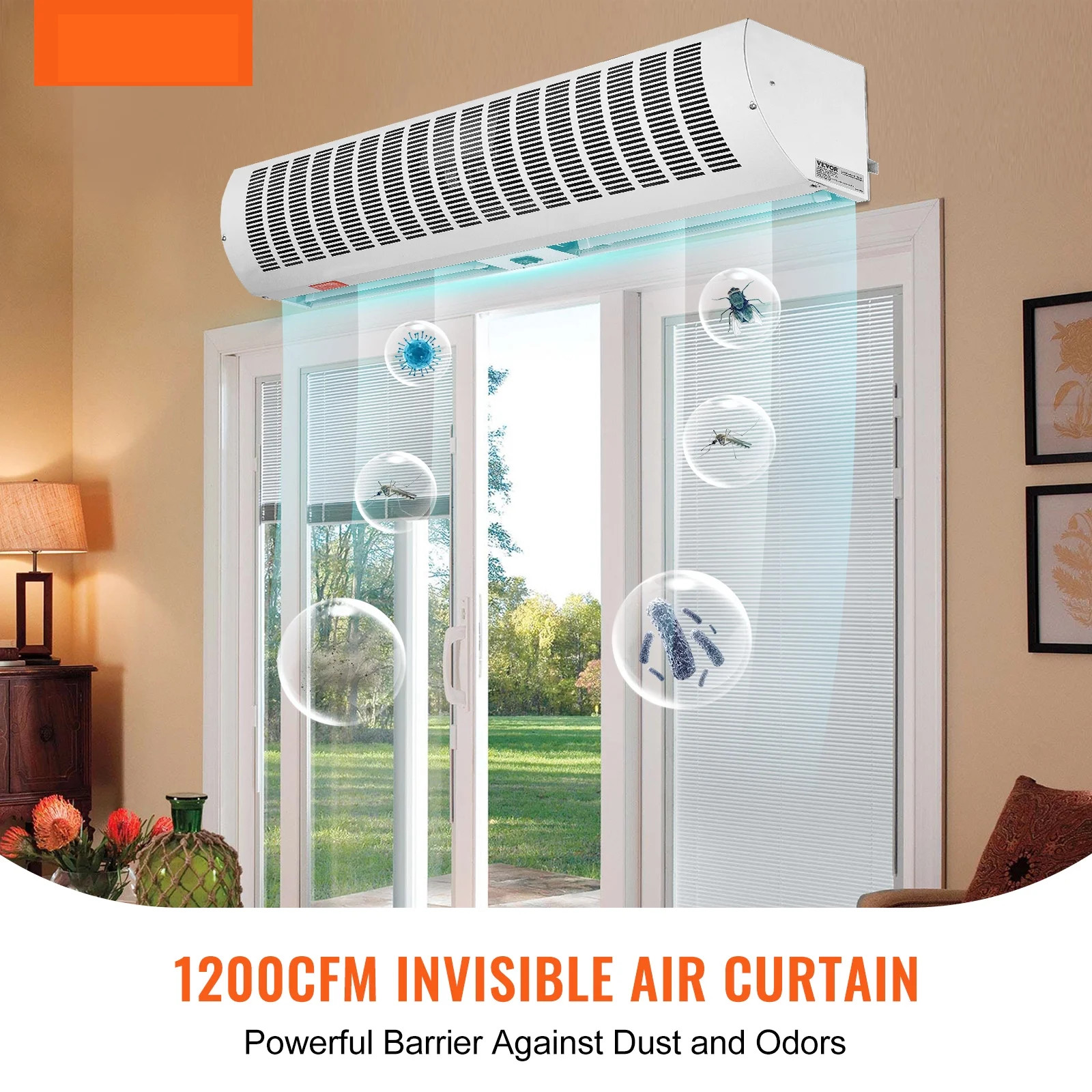NEW 36″ Commercial 2 Speed Air Curtain w/ Door Switch High Low Fan