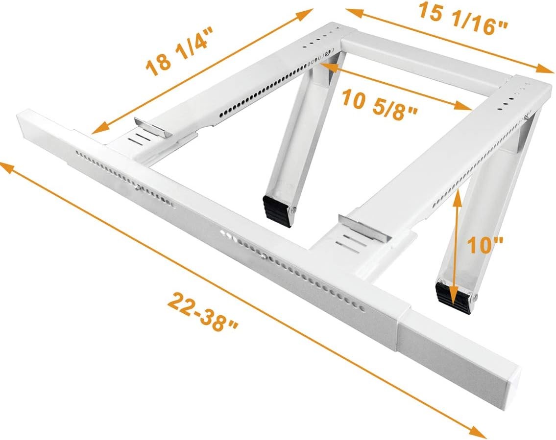 Universal Window Air Conditioner Support Bracket No Drilling No Tools Heavy