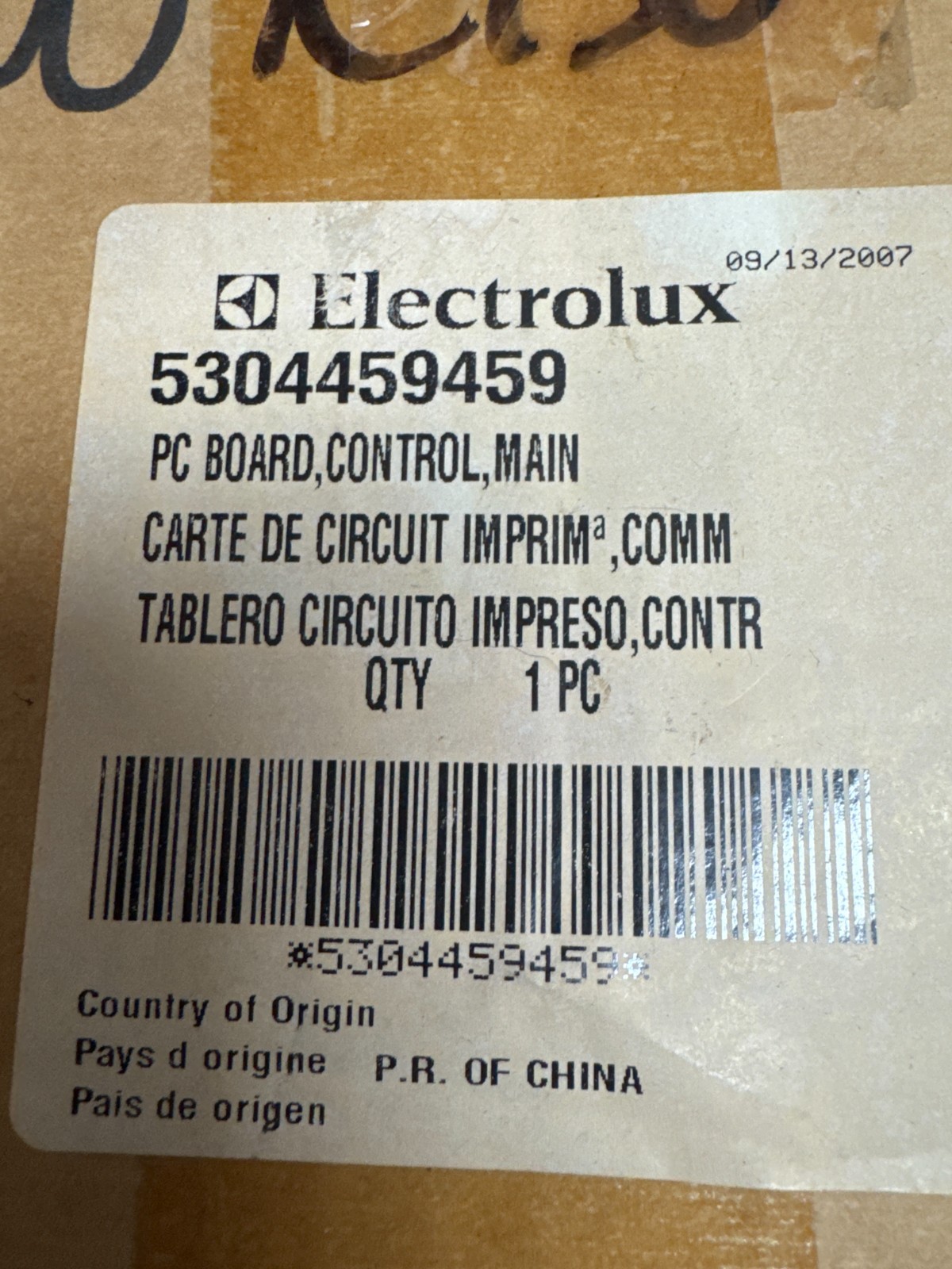 Genuine OEM Electrolux 5304459459 Air Conditioner Electronic Control Board