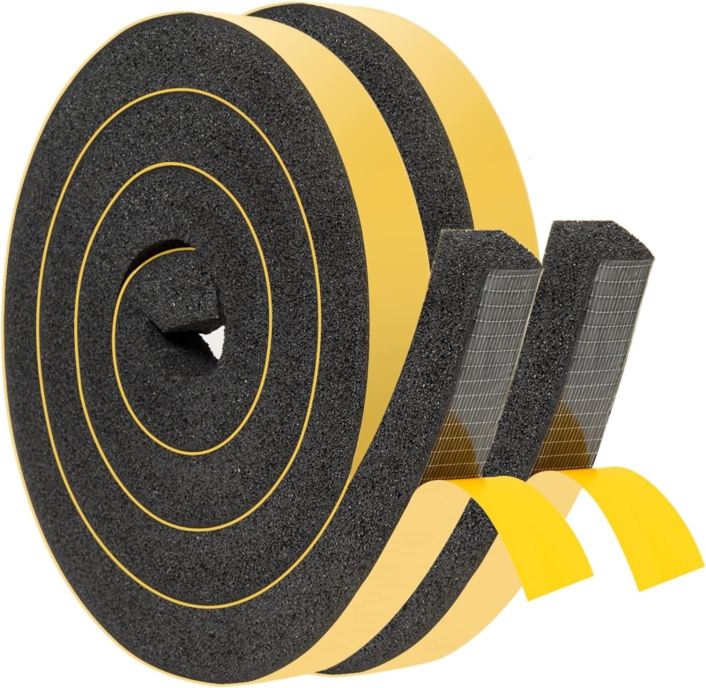 1 Inch x 1 Inch Weather Stripping Door Seal Strip – 13 Feet of Foam Protection