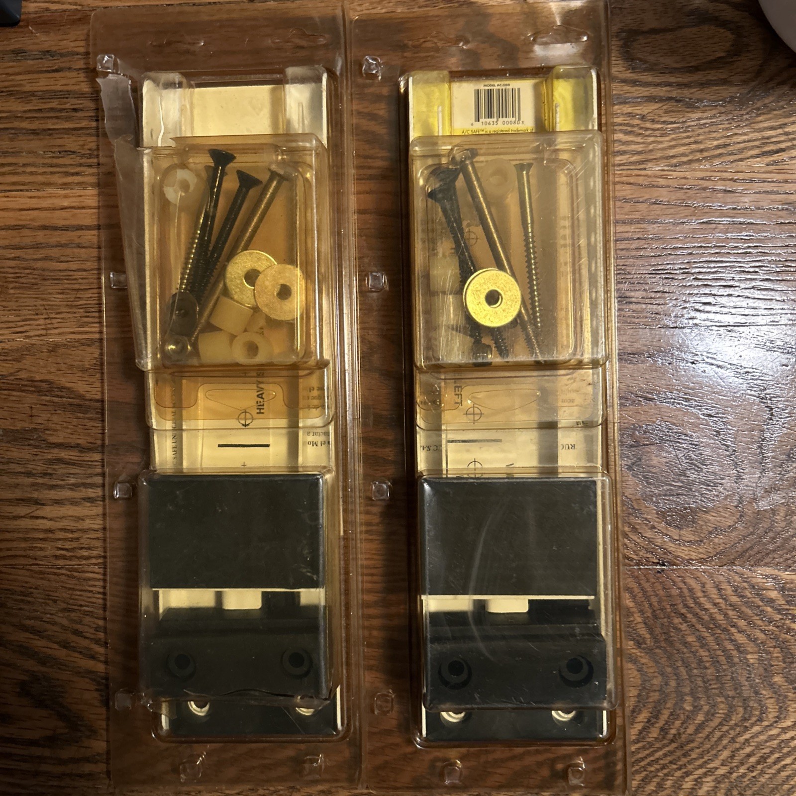 2 New Old Stock AC-SAFE UNIVERSAL AIR CONDITIONER SUPPORT AC-080 BRACKET USA