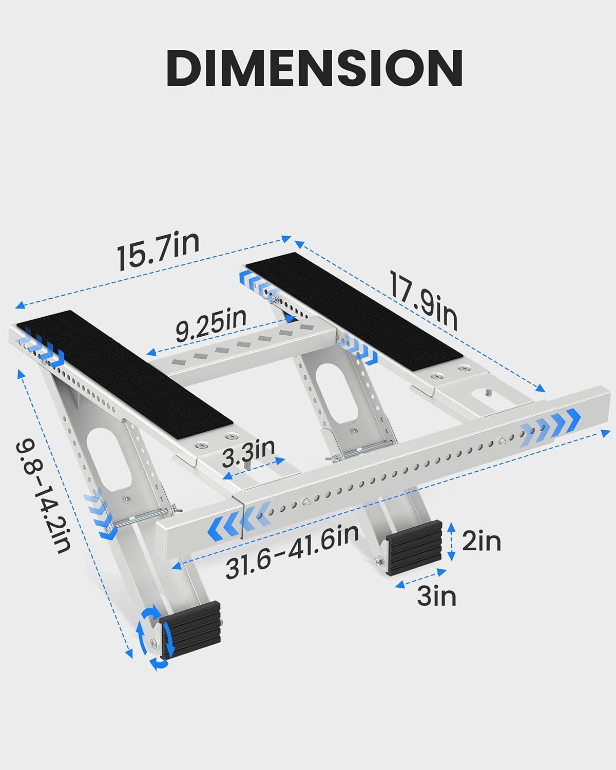 No Drilling Heavy Duty Window AC Bracket 5000-24000 BTU