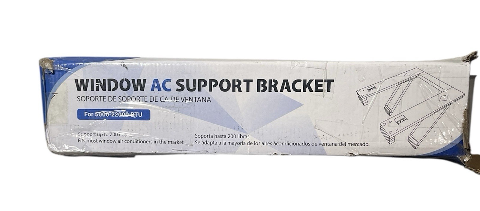 Window AC Support Bracket for 5000-22,000 BTU White WCB02