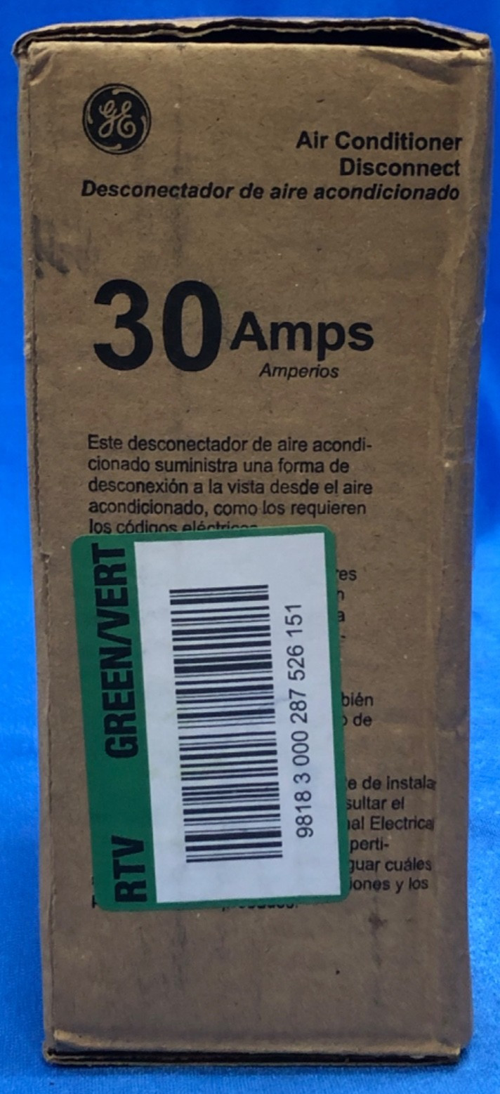 30 Amp Air Conditioner Disconnect Switch – Used Open Box