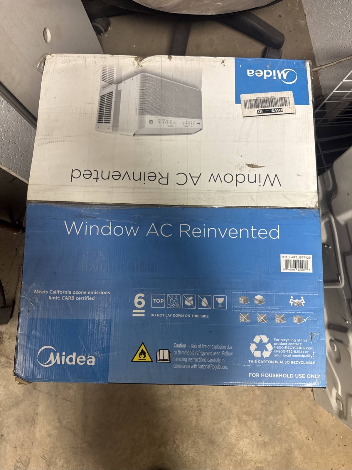 Modes 12,000 BTU/h 550 Sq Ft Window Air Conditioner, Brand New, Sealed
