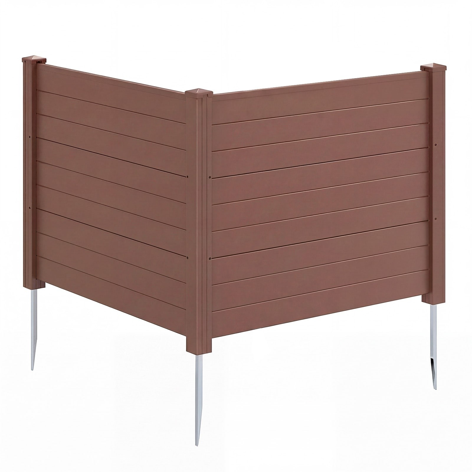 Costway 2/4 Pack 48″ x 38″ Air Conditioner Fence Screen Panel Kit with