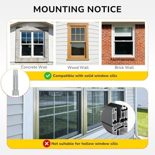 AC Window Air Conditioner Support Bracket, Universal AC Support Bracket for 12,0