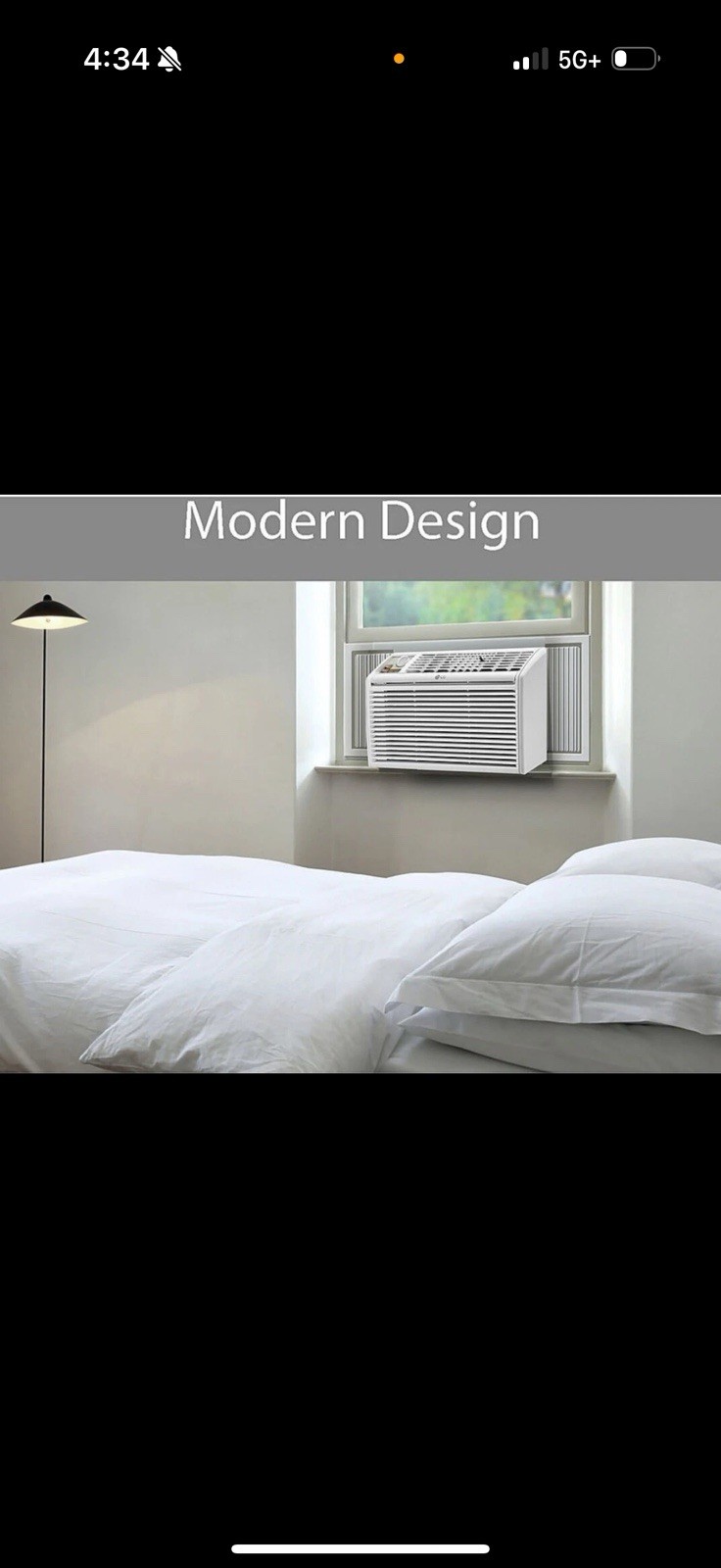 LG window AC unit model number LW5016