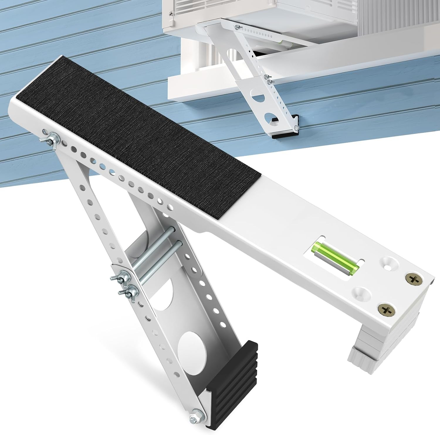 Window Air Conditioner Support Bracket: Heavy Duty Window AC Bracket with Anti-S