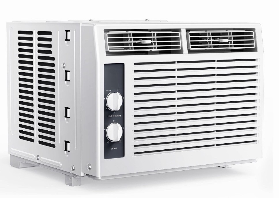SIMZLIFE 5,000 BTU Window Air Conditioner, Cools Up To 150 Sq Ft