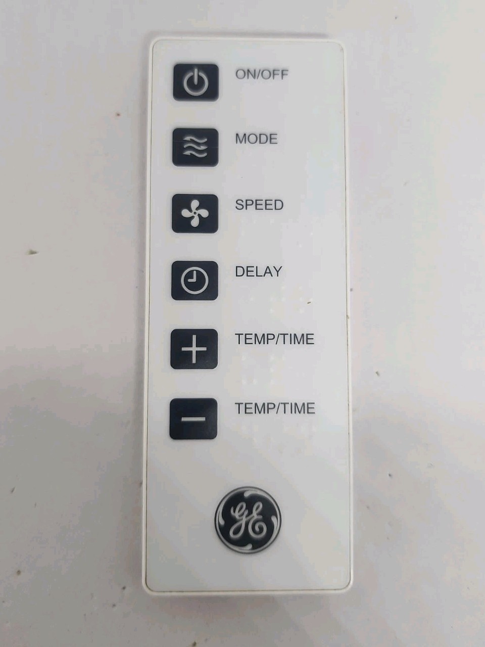GE Window Air Conditioner Remote Control White Braille Text Original GE Remote