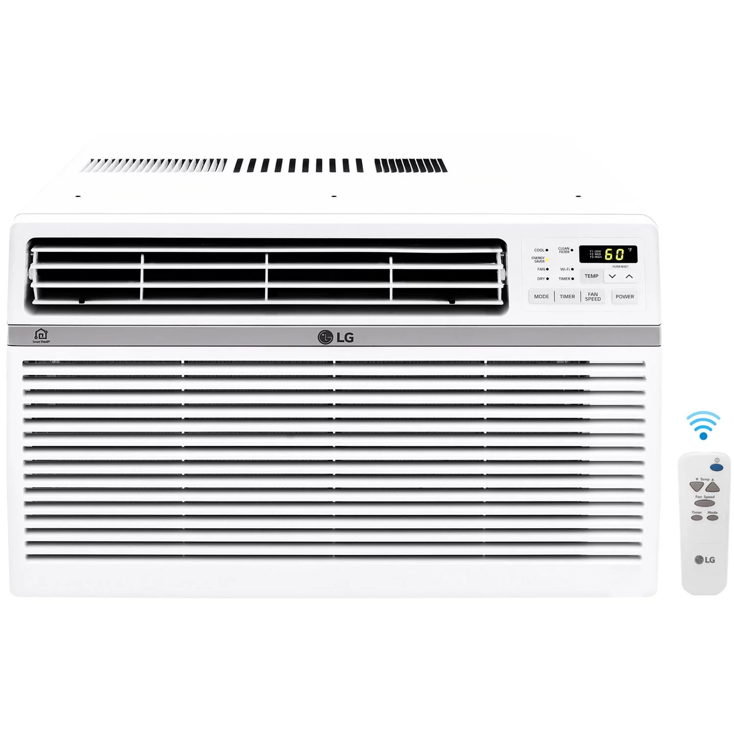 LG LW1821ERSM 18,000 BTU 1000 Sq ft Window Smart Air Conditioner with Remote,