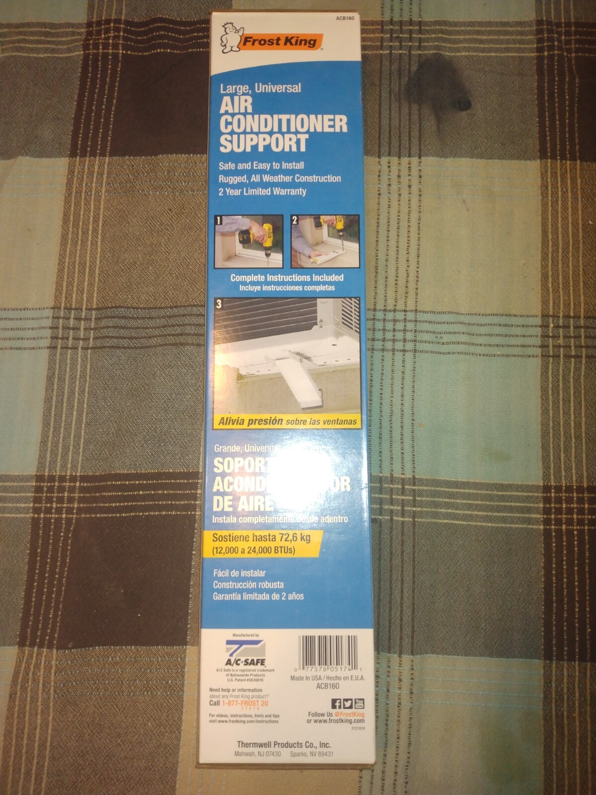Frost King Large Universal Air Conditioner Support ACB160