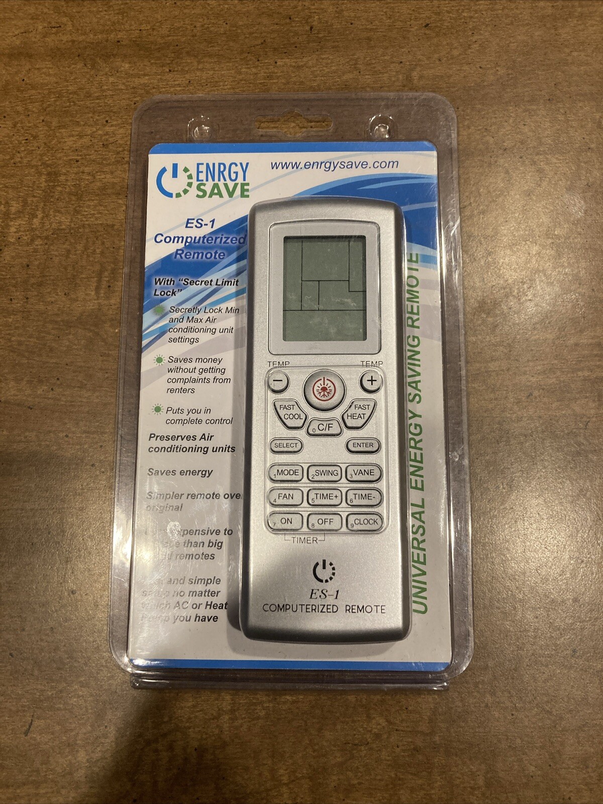 ENERGY SAVE ES-1 Computerized & Programable AC Remote NEW SEALED