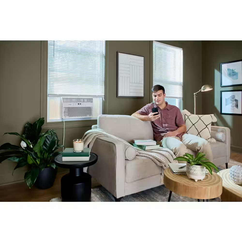 8,000 BTU 115-Volt Window Air Conditioner Cools 350 Sq. Ft. with Dehumidifier in