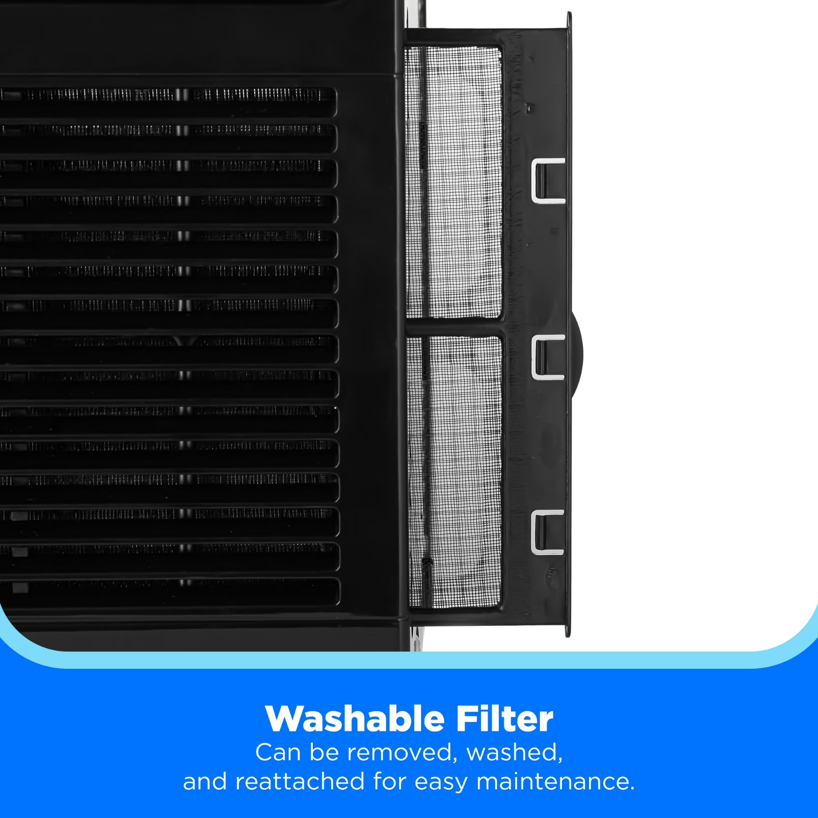 US Midea 5,000 BTU Mechanical Window Air Conditioner, 150 Sq Ft, Black