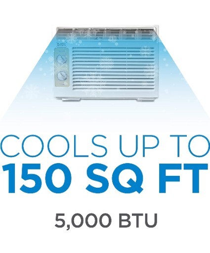 Black & Decker BD06WT6 5,000 BTU Window Air Conditioner with Remote