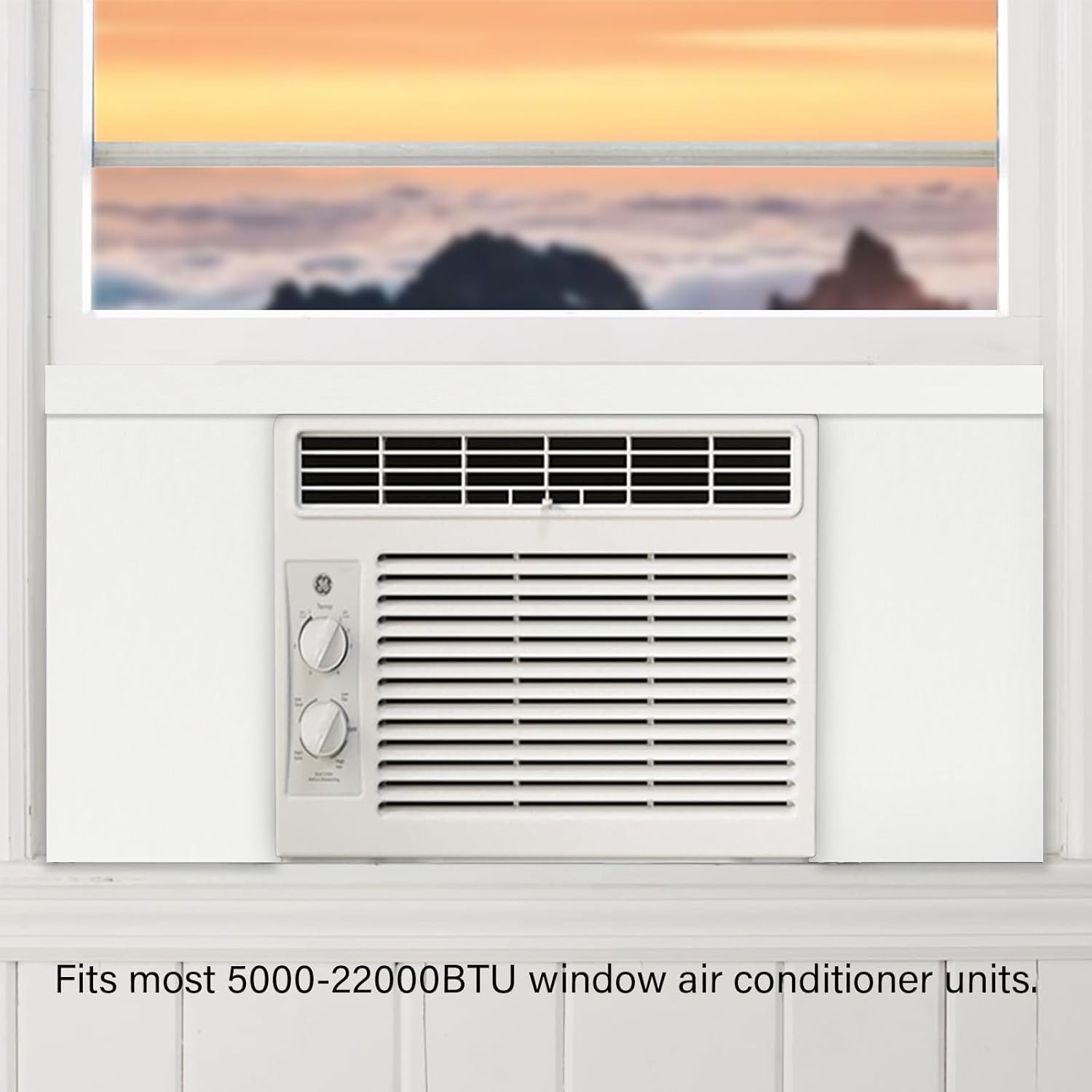 Window Air Conditioner Insulation Foam Panels AC Side Surround Kit BEWAVE