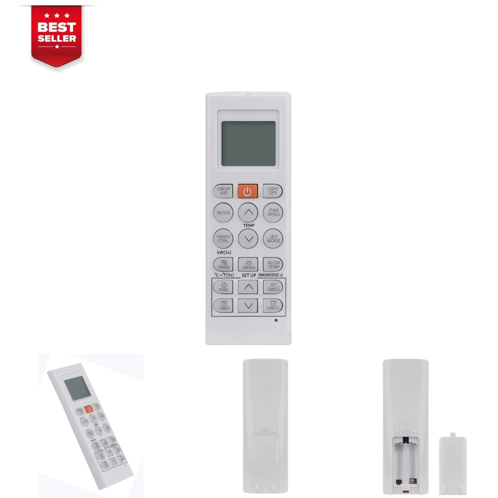 AULCMEET Remote Control Compatible with LG AC Models AKB74955604
