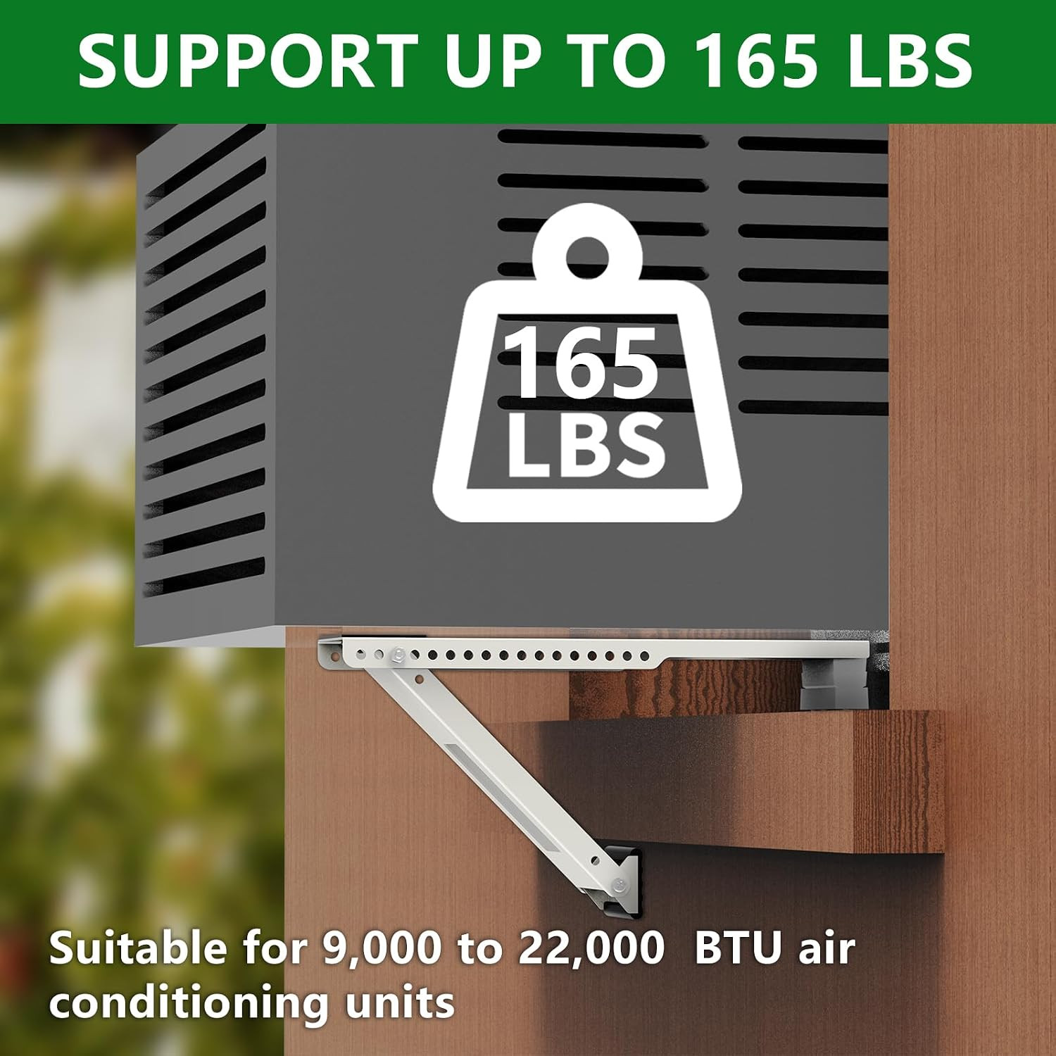 Window Air Conditioner Support Bracket,Universal AC Support Bracket Heavy Duty