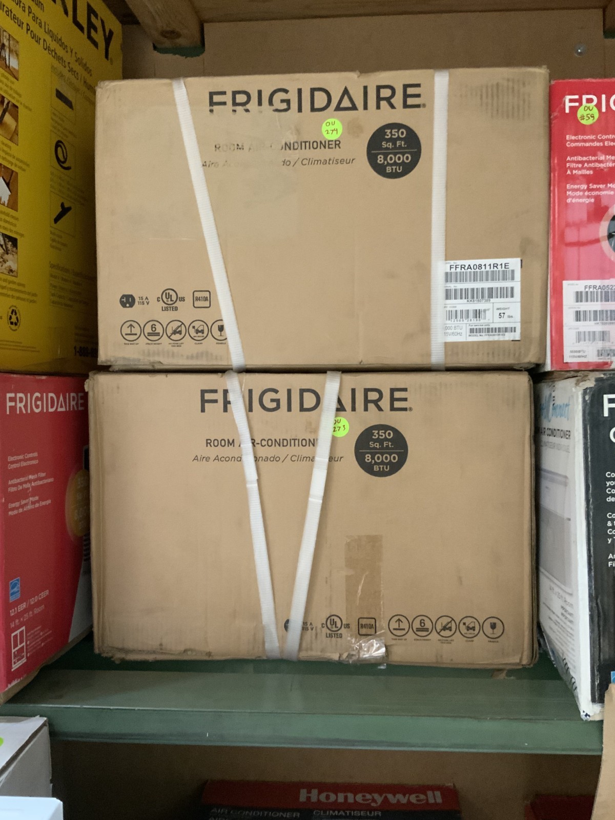 Frigidaire FFRA0811R1 8,000 BTU 115V Window-Mounted Mini-Compact Air Conditioner