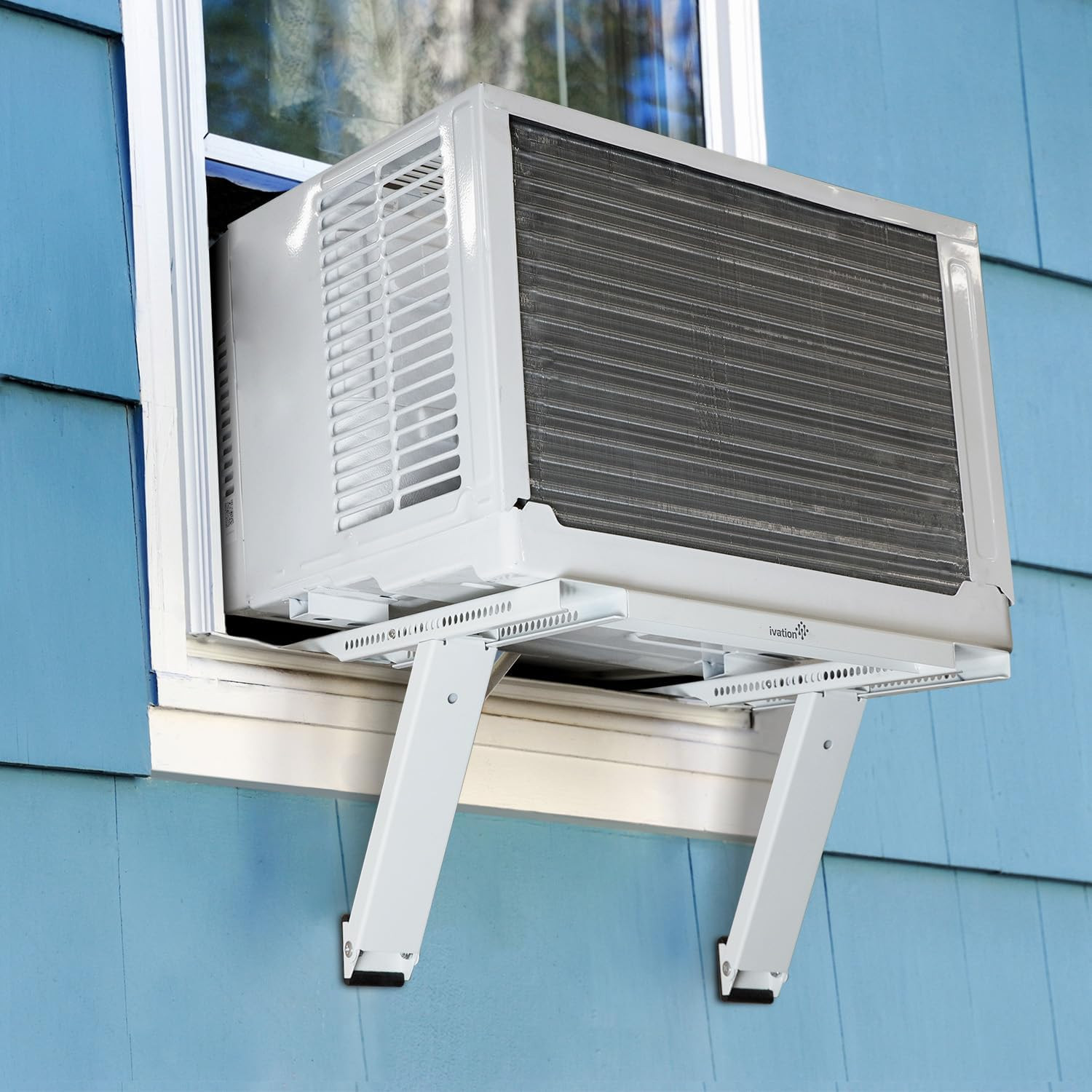 Ivation Air Conditioner Support Bracket, No Tools or Drilling Required – Easy to