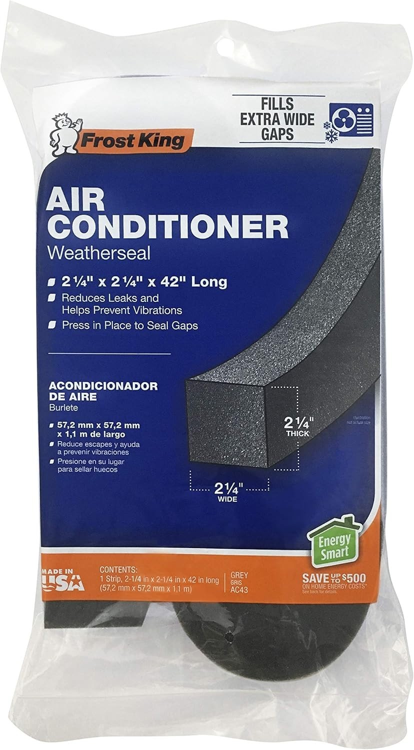 Frost King Weatherseal Foam Tape for AC, 42 Inches, Pack of 2