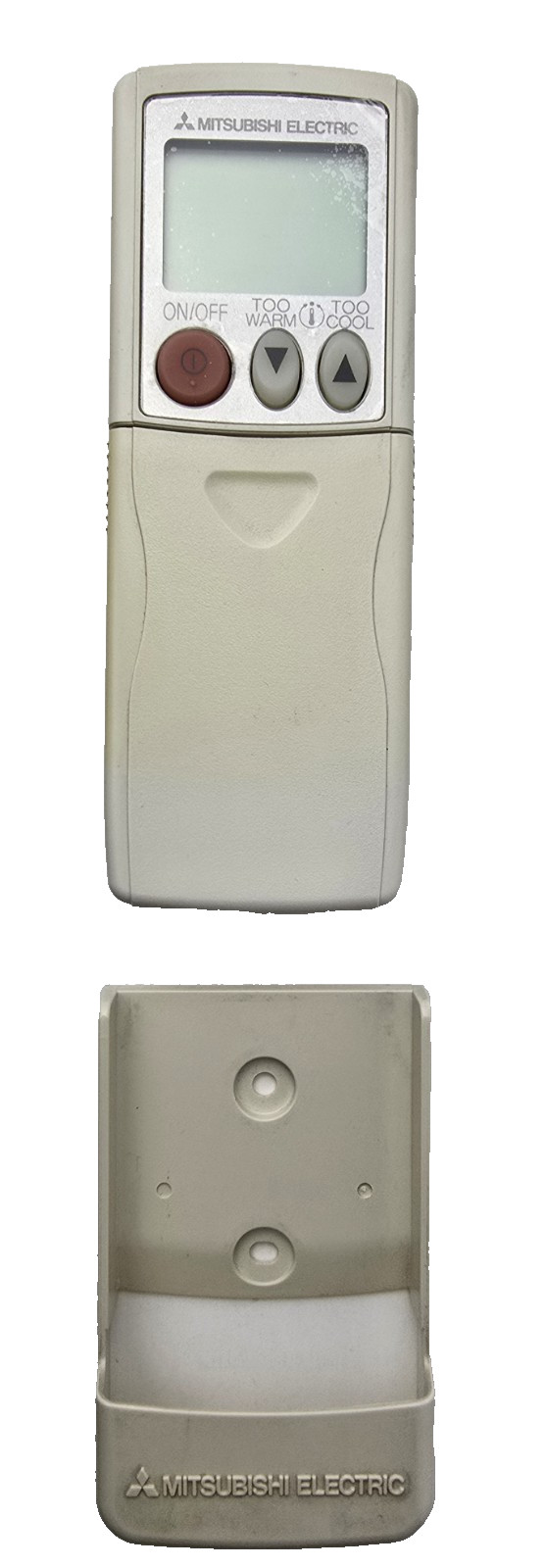 Mitsubishi Electric Air Conditioner Remote Control KM07J w/ Wall Mount Holder