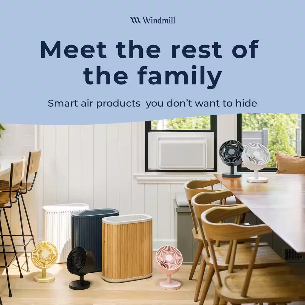 8,000 BTU 115-Volts QUIET Smart Window Air Conditioner, Wi-Fi/Remote, #1 Easiest