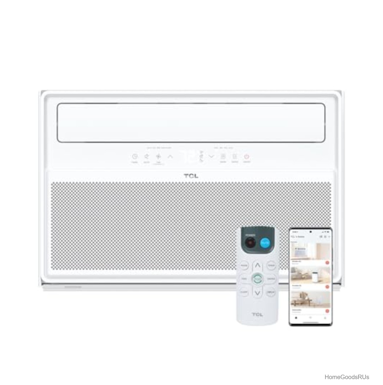 Window Air Conditioner 12000 BTU Inverter Heat Pump 550 Sq Ft Smart Remote