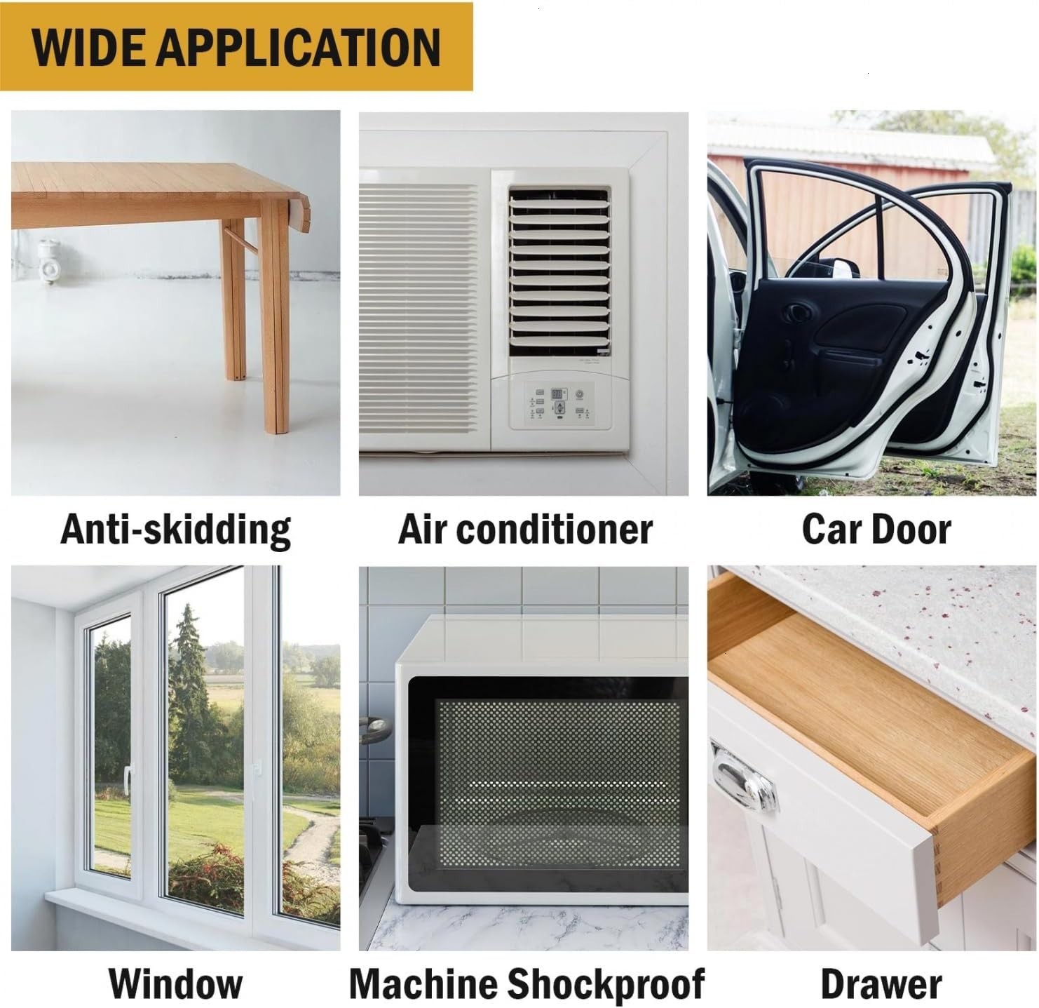 Multi-Purpose Window Air Conditioner Foam Tape – 13ft Insulation Solution