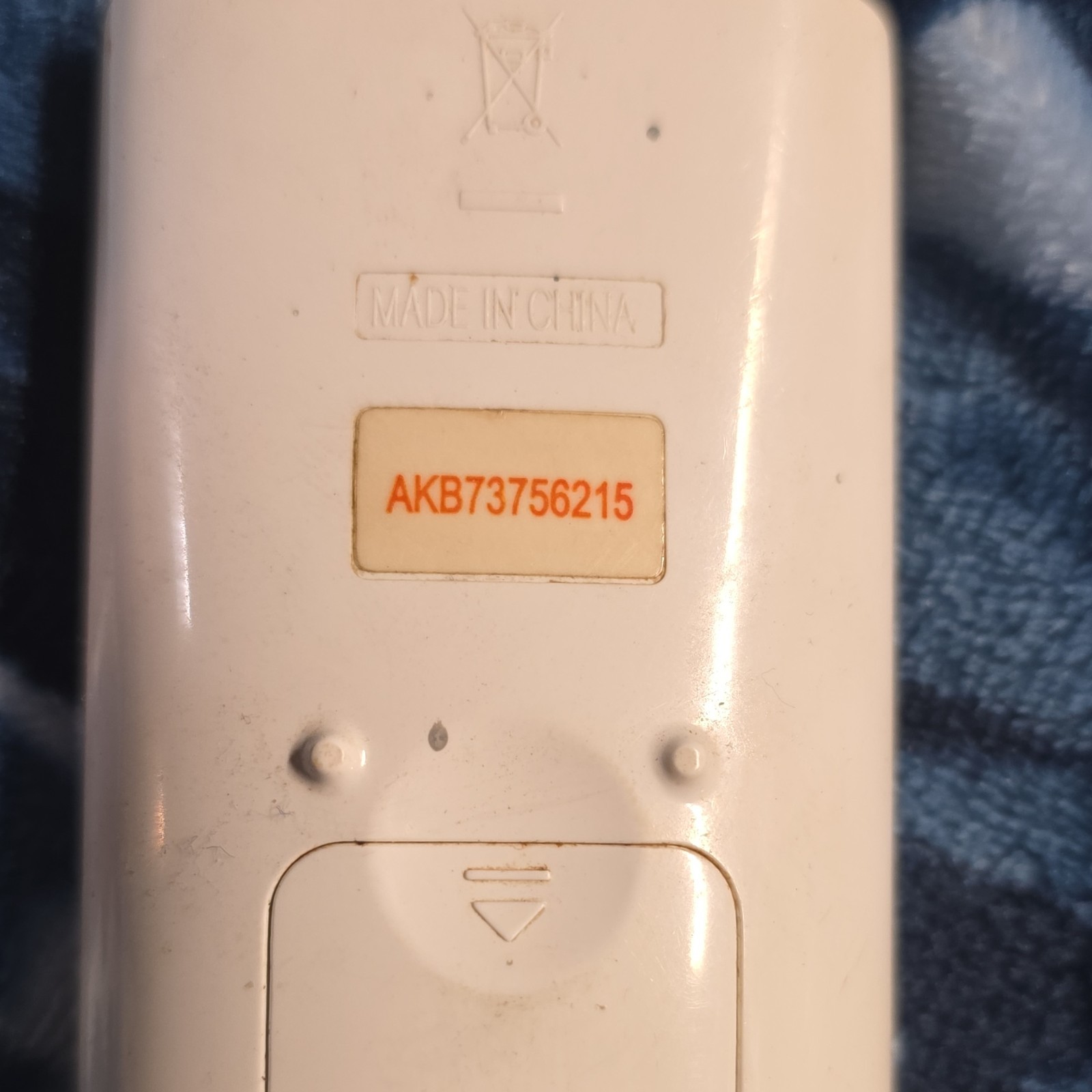 Friedrich AKB73756215 Air Conditioner Remote Control, Wall Mount, White