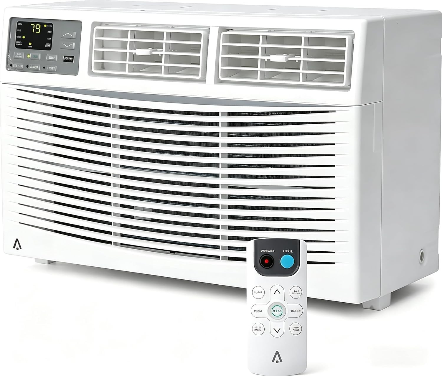 8000 BTU Window Air Conditioner Cools Up to 350 Sq. Ft. with Remote Control