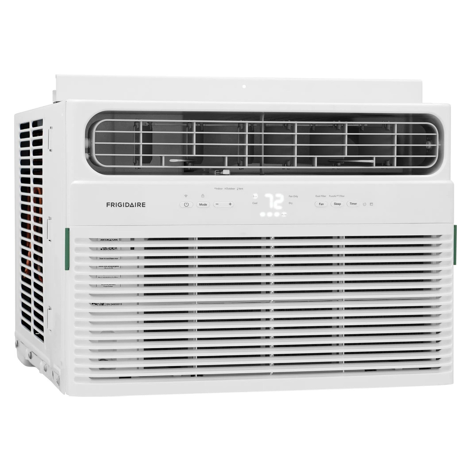 Frigidaire 12000 BTU Smart Window Air Conditioner, 550 SqFt Compact Room AC Unit