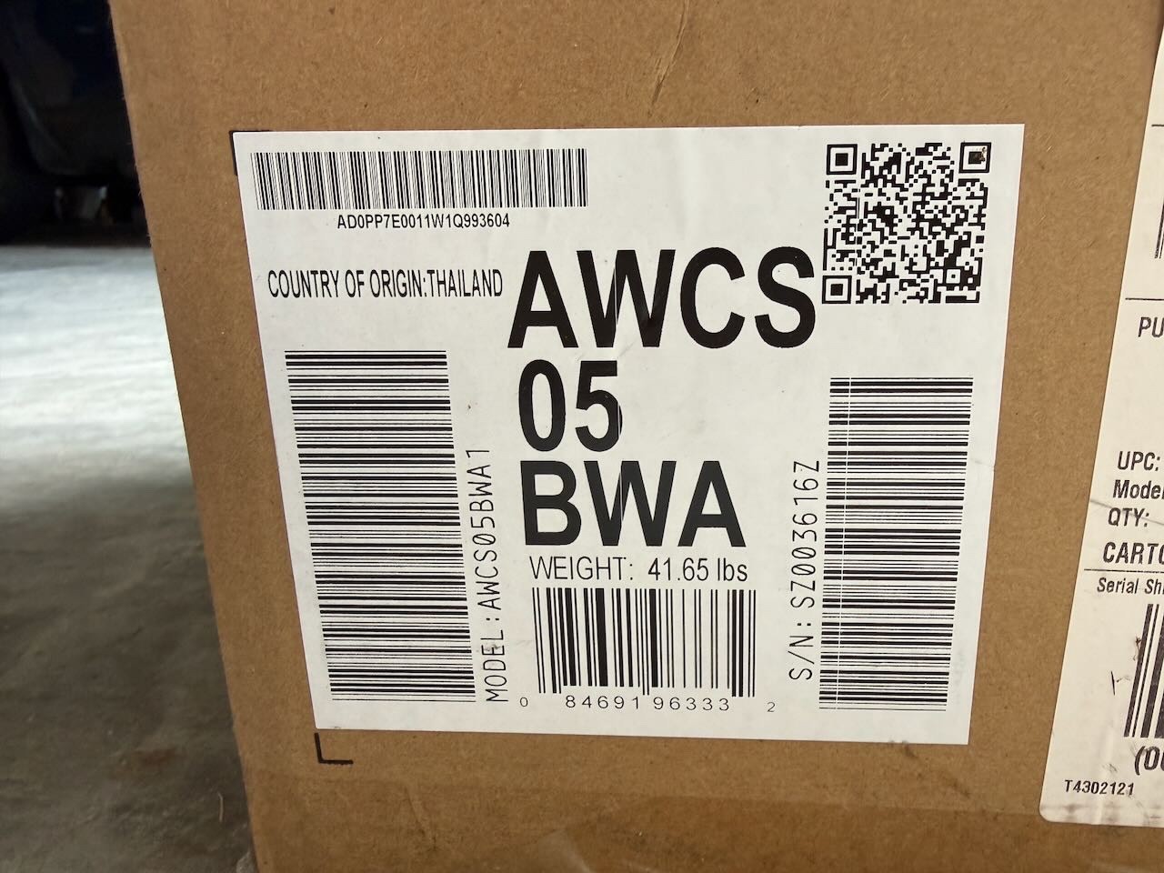 Digital, GE 5000 BTU, Window Air Conditioner, up to 150 sq. ft., Model AWCS05BWA