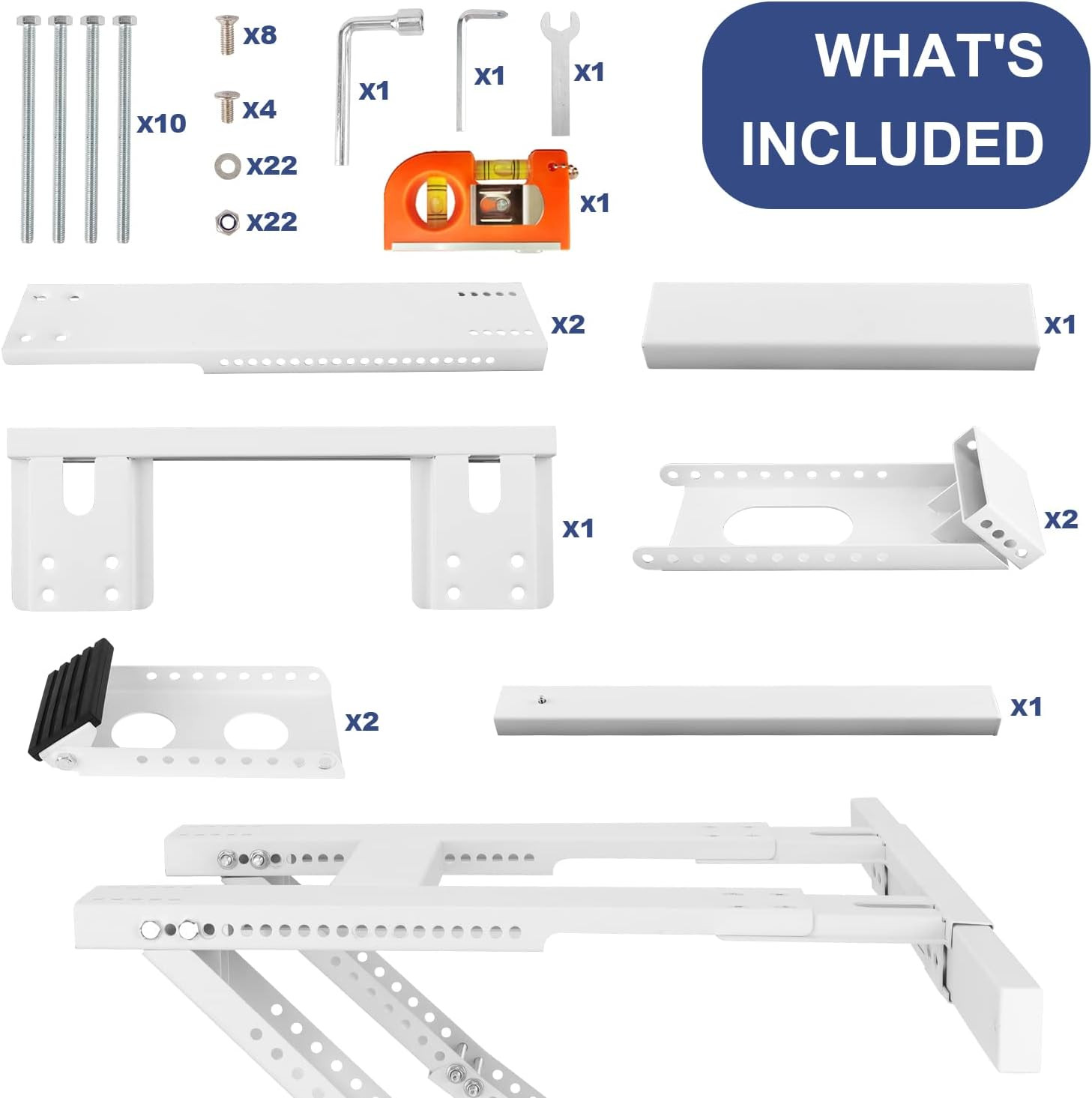 Window Air Conditioner Support Bracket, Universal Ac Window Bracket No Drilling