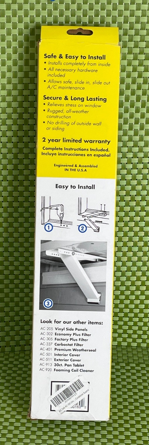 New Sealed A/C Safe Heavy Duty Universal Air Conditioner Support up to 160lbs