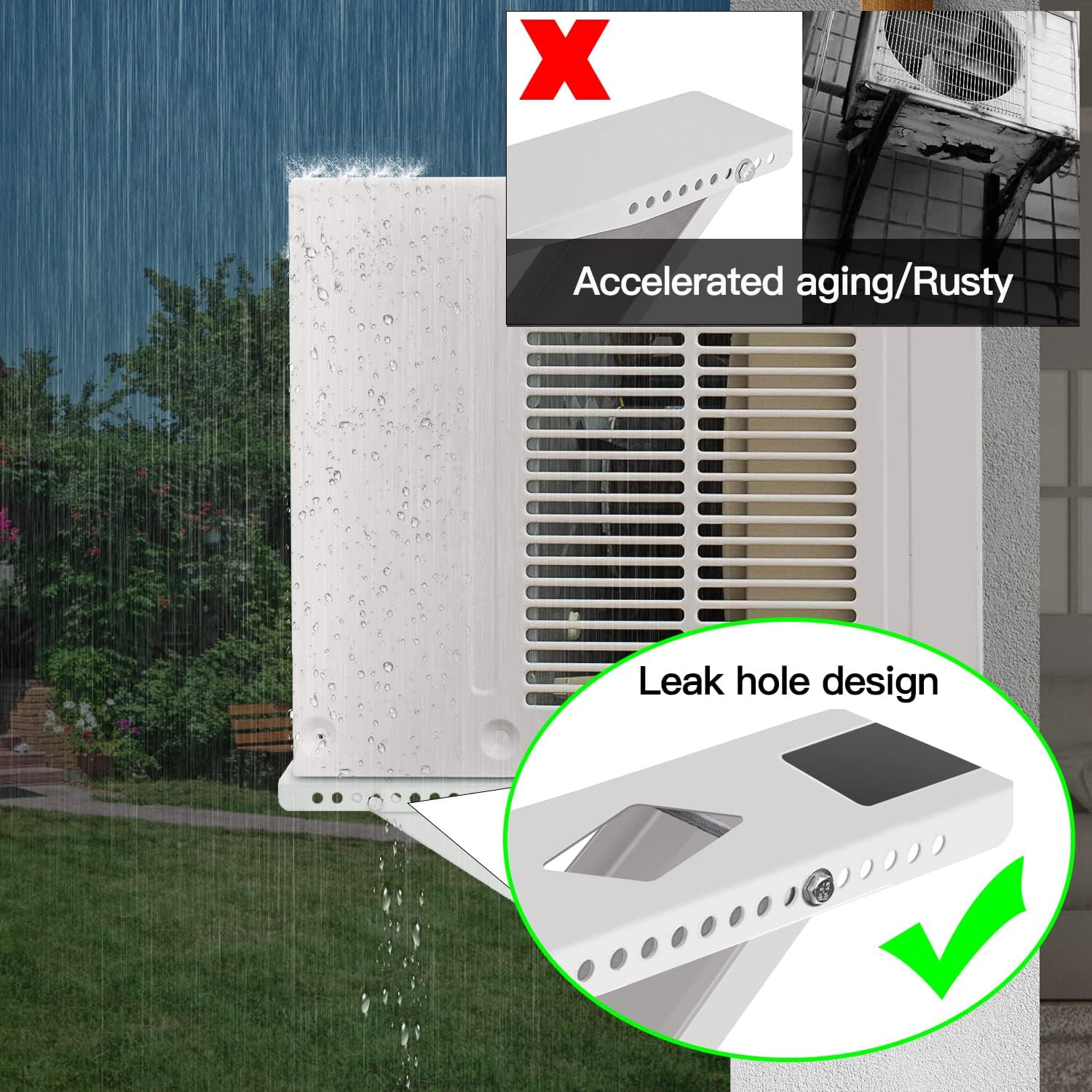 Window Air Conditioner Support Bracket- Universal AC Support Bracket Heavy Duty,
