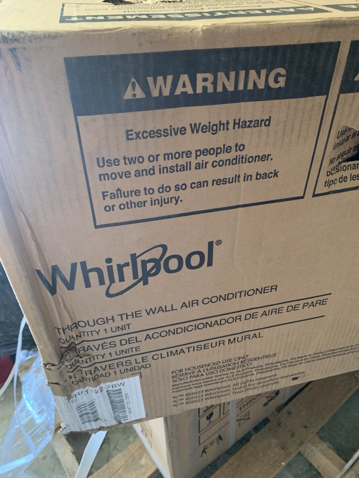 12,000 BTU Electronic TTW Air Conditioner, 230/208V