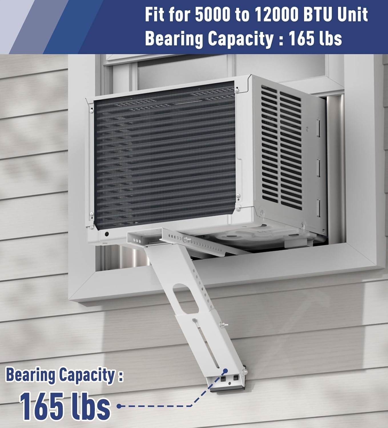 Steel AC Support Bracket for Double & Single Hung Windows, 29.5″